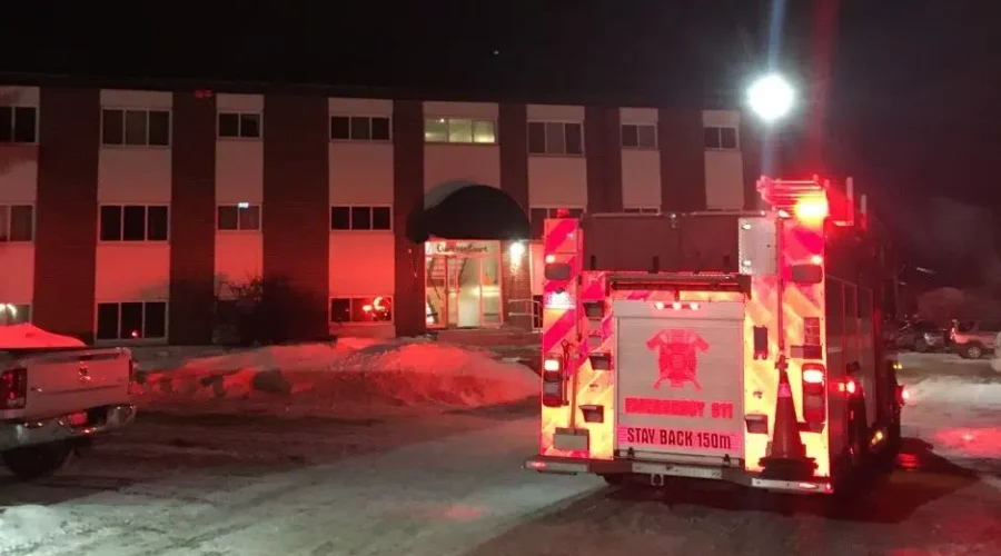 North End Fire Sends One To Hospital