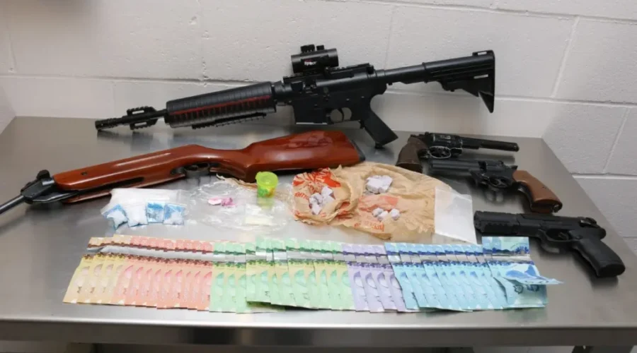 Weapons And $100,000 Worth Of Drugs Seized In Fort Frances