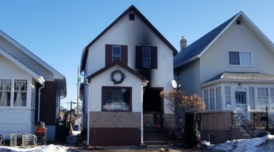 Fire Guts Finlayson St. Home