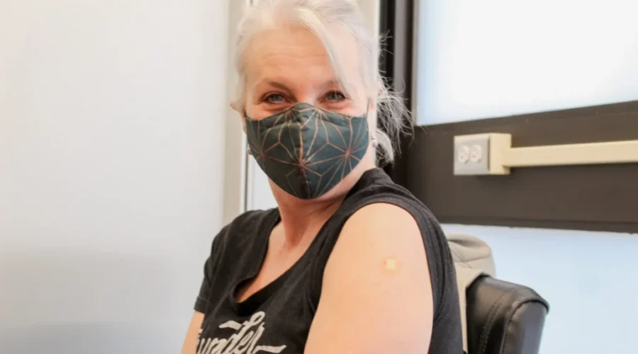 Hajdu Gets First Vaccine Shot
