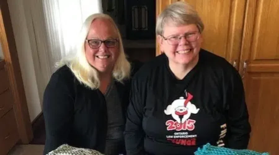 Special Olympic Athlete Knits For Charity