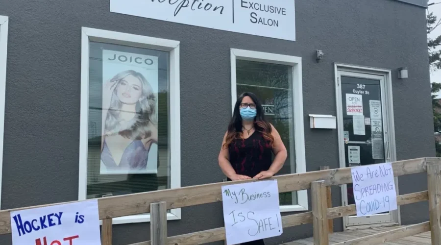 Local Salon Owner Fed Up With Government