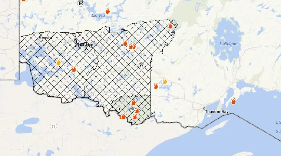 Thunder Bay Lifting Outdoor Fire Ban