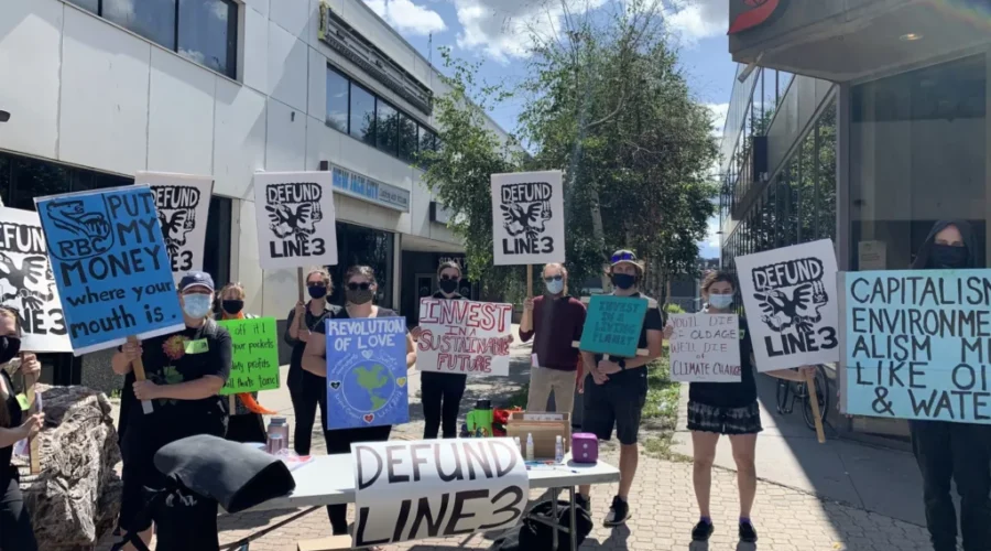 Local Protest Against Line 3 Pipeline
