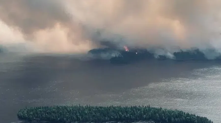 Mother Nature Helping Regional Fire Crews