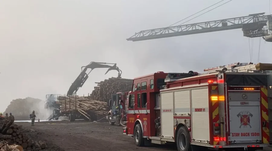 Fire At Resolute Saw Mill