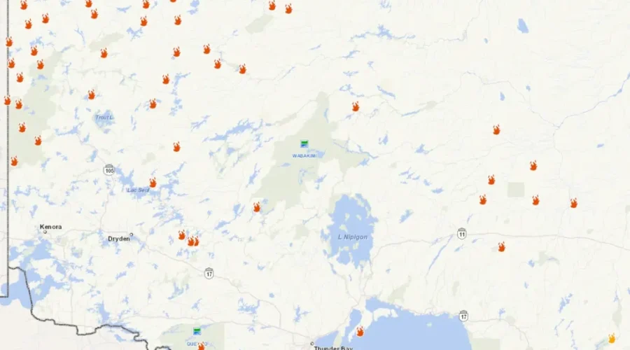 Zero Fires Not Under Control in Northwest