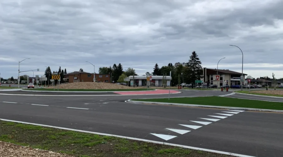 Marina overpass set to close as roundabout construction progresses
