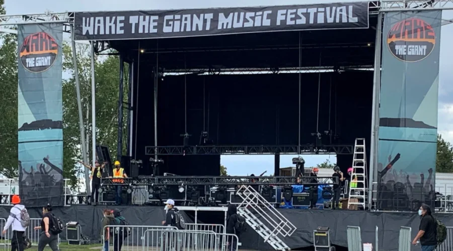 Stage Is Up For Wake The Giant
