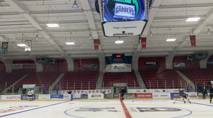 New Scoreboard At Fort William Gardens