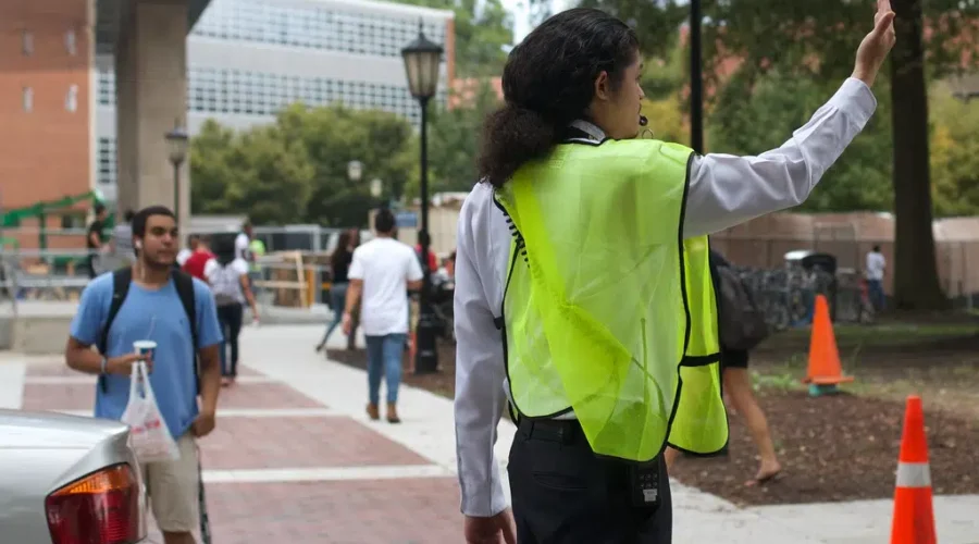Crossing Guard Saves Child