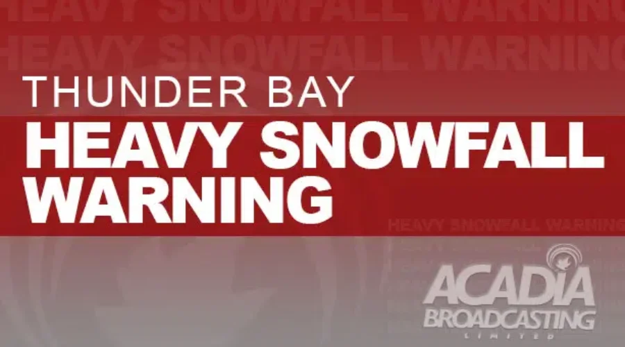 20cm Of Snow Could Hit Thunder Bay