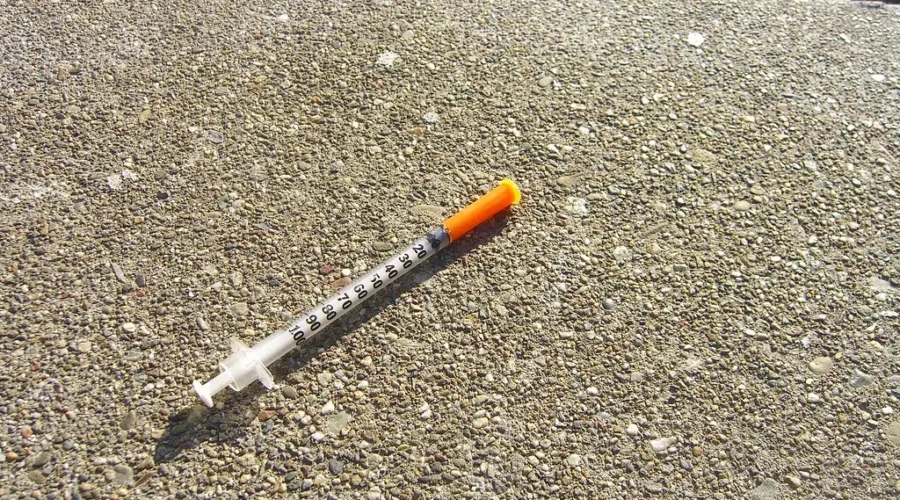 Melting Snow = Discovery of Discarded Needles