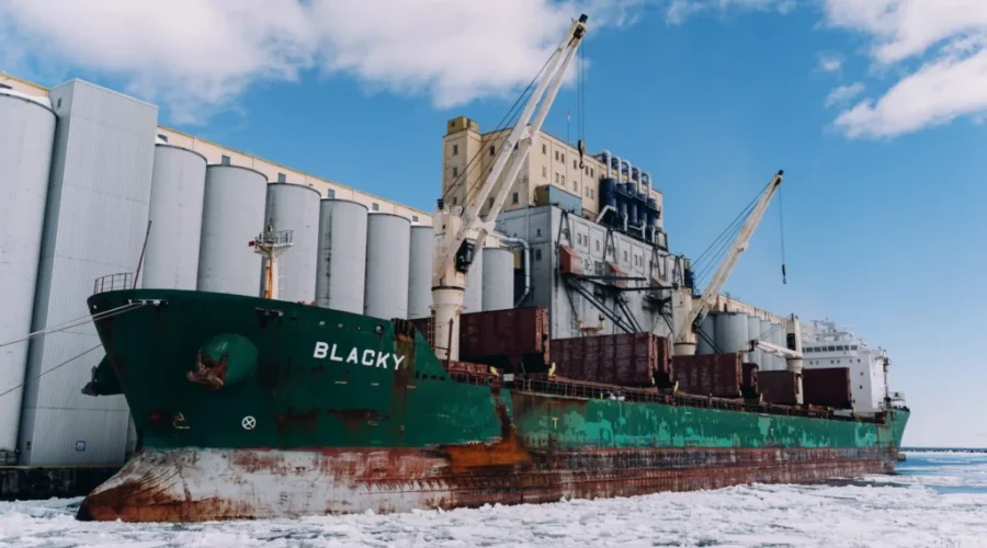 The Arrival Of First Ocean-Going Vessel