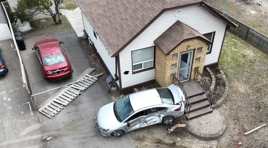 UPDATE: Thousands In Damages After North Side Crash