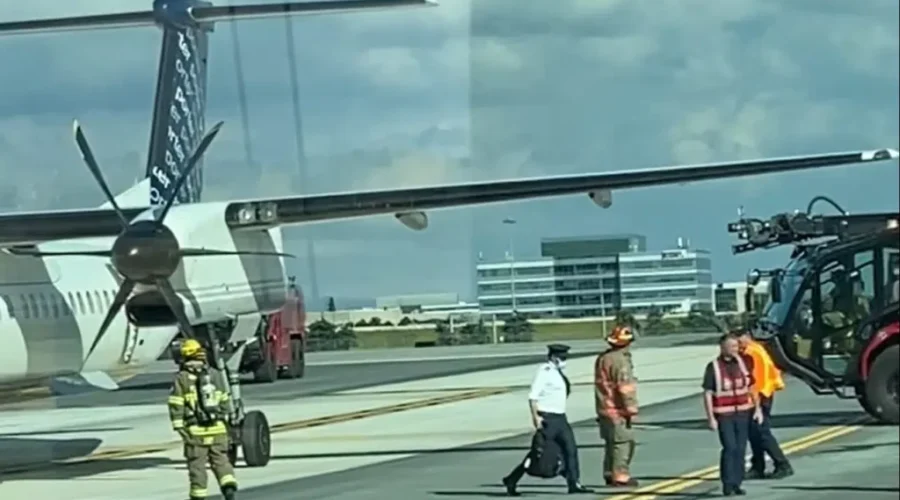 YQT Bound Plane Makes An Emergency Landing