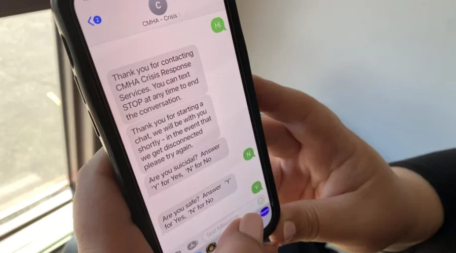 Text Now Available For Mental Health Crisis Response In Thunder Bay