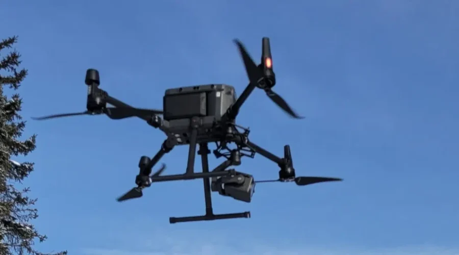 Traffic Unit Officers Assisted By Drones