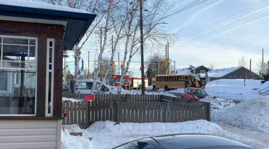 BREAKING – School Bus Collision