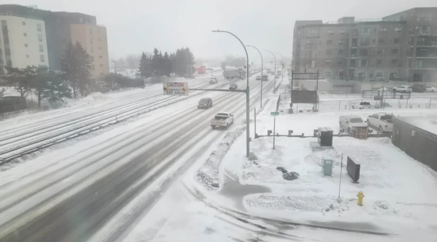 Slippery Roads + Heavy Winds + Rain/Snow = Stay Home