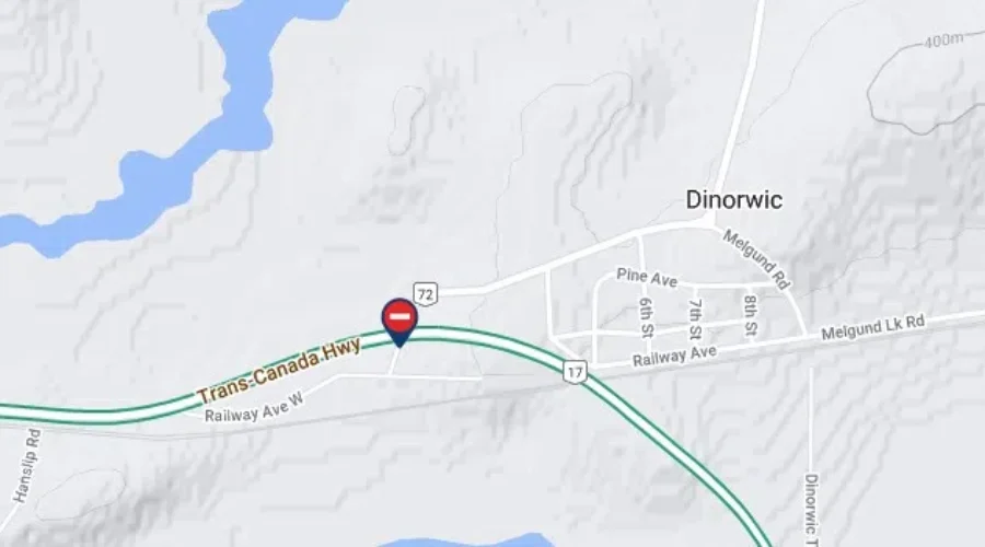 Highway 17 east closed