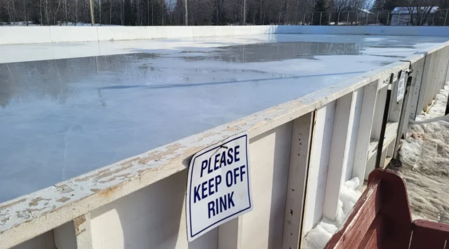 Outdoor rinks done for the season