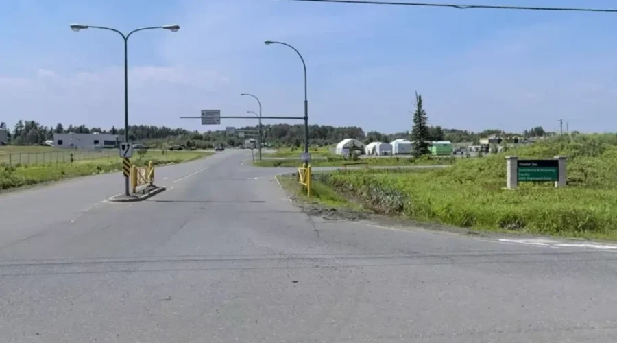 Portion of Solid Waste and Recycling Facility to be covered