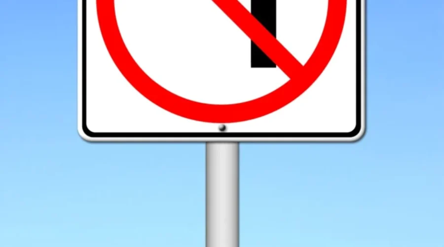 You can’t turn LEFT from Park Avenue onto Water Street. We decided to reward “good behaviour”.
