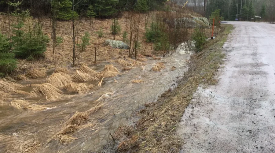 Weather stations report lots of rain
