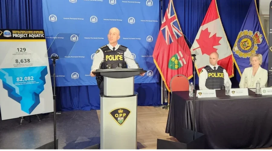 64 arrested in crackdown on child exploitation