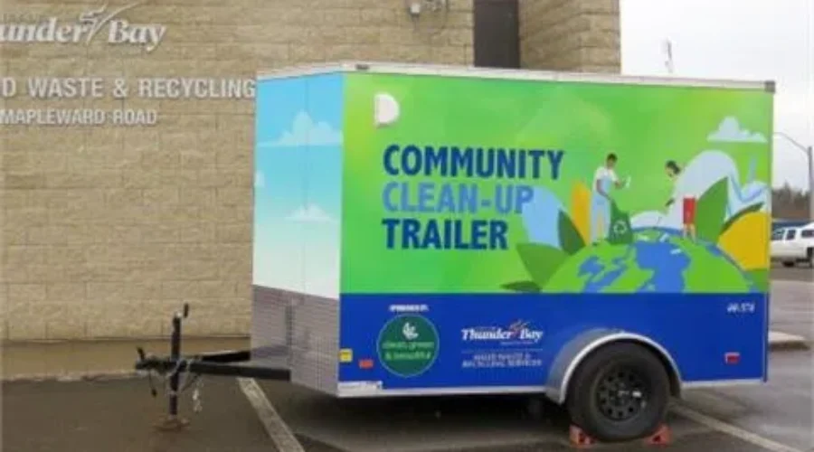 Thunder Bay launches clean-up trailer in hopes for a cleaner city