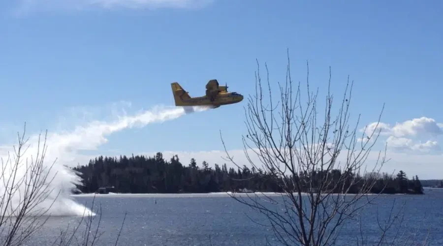 One forest fire out of control near Thunder Bay
