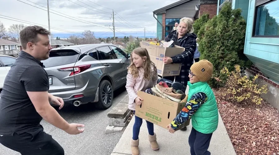 St Paul Elementary School donating 441 shoes to people in need