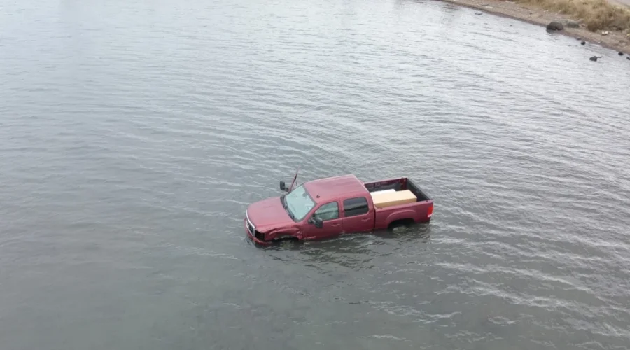 Stolen pickup truck found in Lake Superior