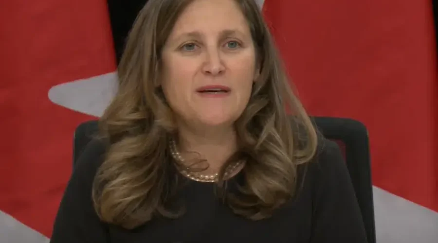 Freeland to run for federal Liberal leadership
