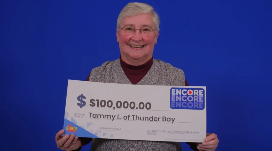 Thunder Bay resident wins $100,000 on OLG Encore