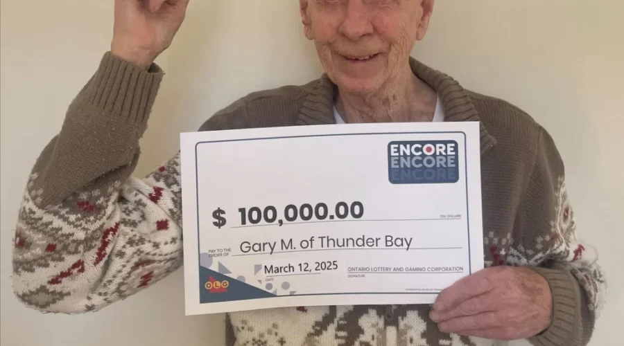 Thunder Bay man wins $100,000 on Lotto 6/49 Encore