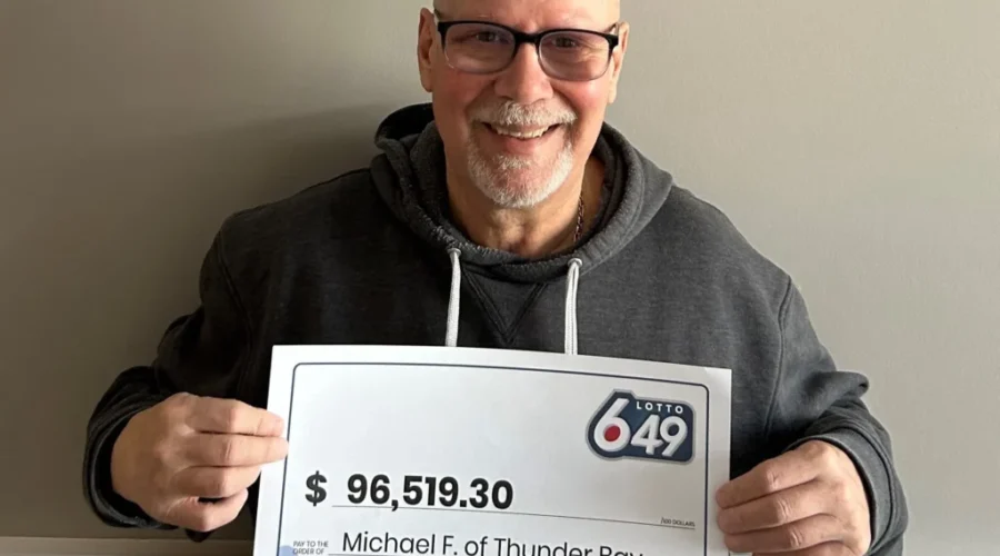 Thunder Bay residents wins $96,519 through Lotto 6/49