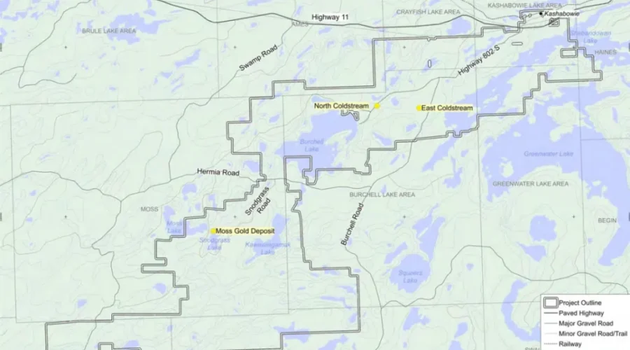 Goldshore adds to gold resources found at Moss Lake