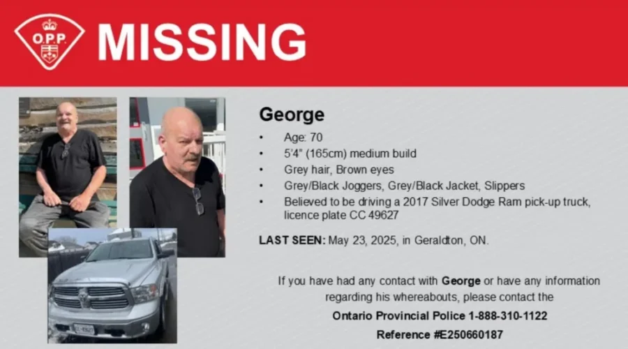 Geraldton: Provincial police seeking public’s help locating missing person