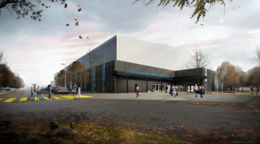 City turns sod on indoor turf facility