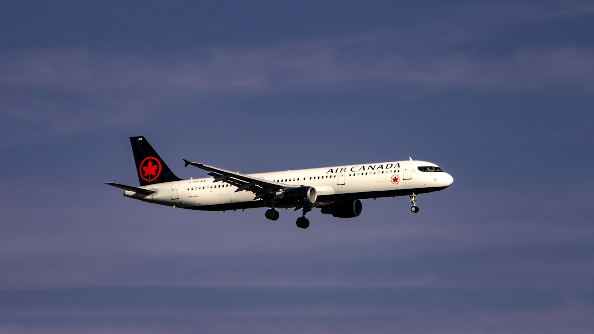 a large airplane flying in the sky