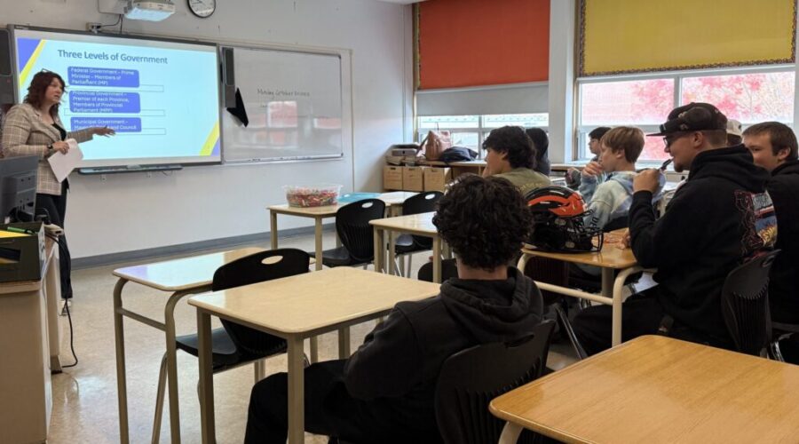 City clerk visits schools to engage youth in local politics