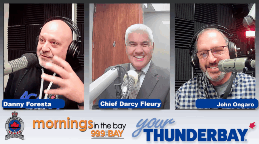 Thunder Bay Police Chief Darcy Fleury in studio