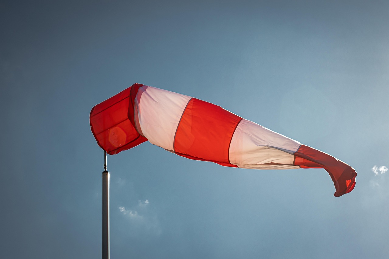 airbag, wind, wind direction, air, red, white, windy, storm, heaven, air bag, wind indicator, airbag, wind, windy, windy, windy, windy, windy, storm
