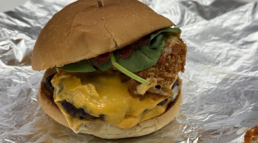 Ultimate Burger Battle: The Lasagna Burger, by Red Lion Smokehouse
