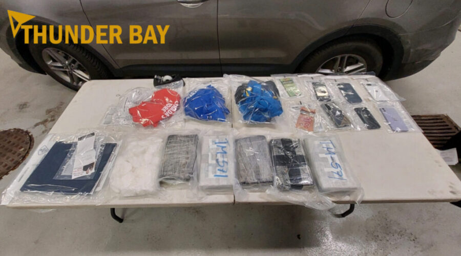 Two charged after OPP seize suspected cocaine and meth