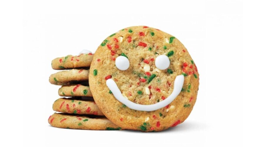 Smiling cookies for the holidays