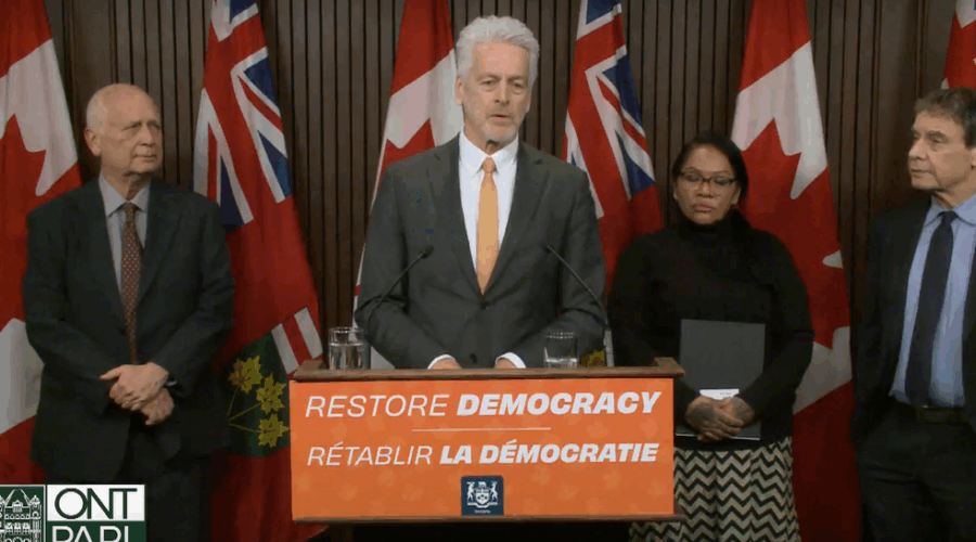 NDP member concerned with Ontario’s democratic rights