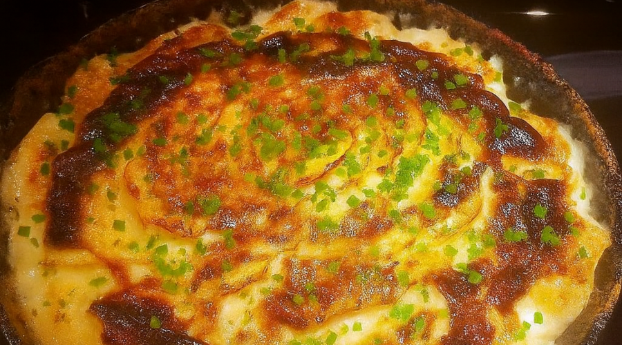 Roasted Garlic Goat Cheese Scalloped Potatoes…You HAVE to try this recipe!